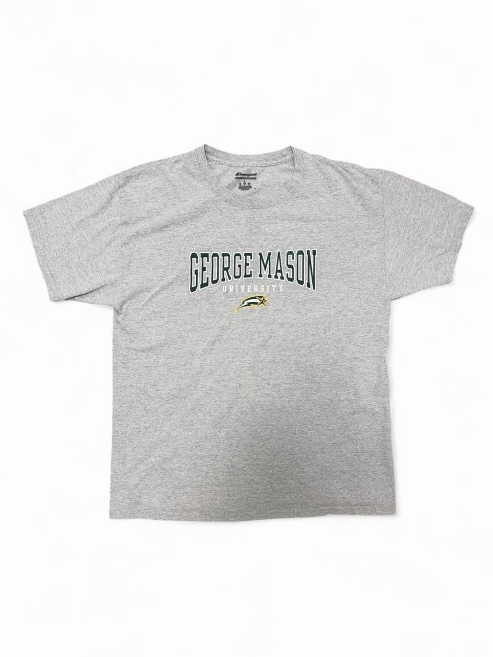 George Mason University Champion Gray Collegiate T-Shirt Large